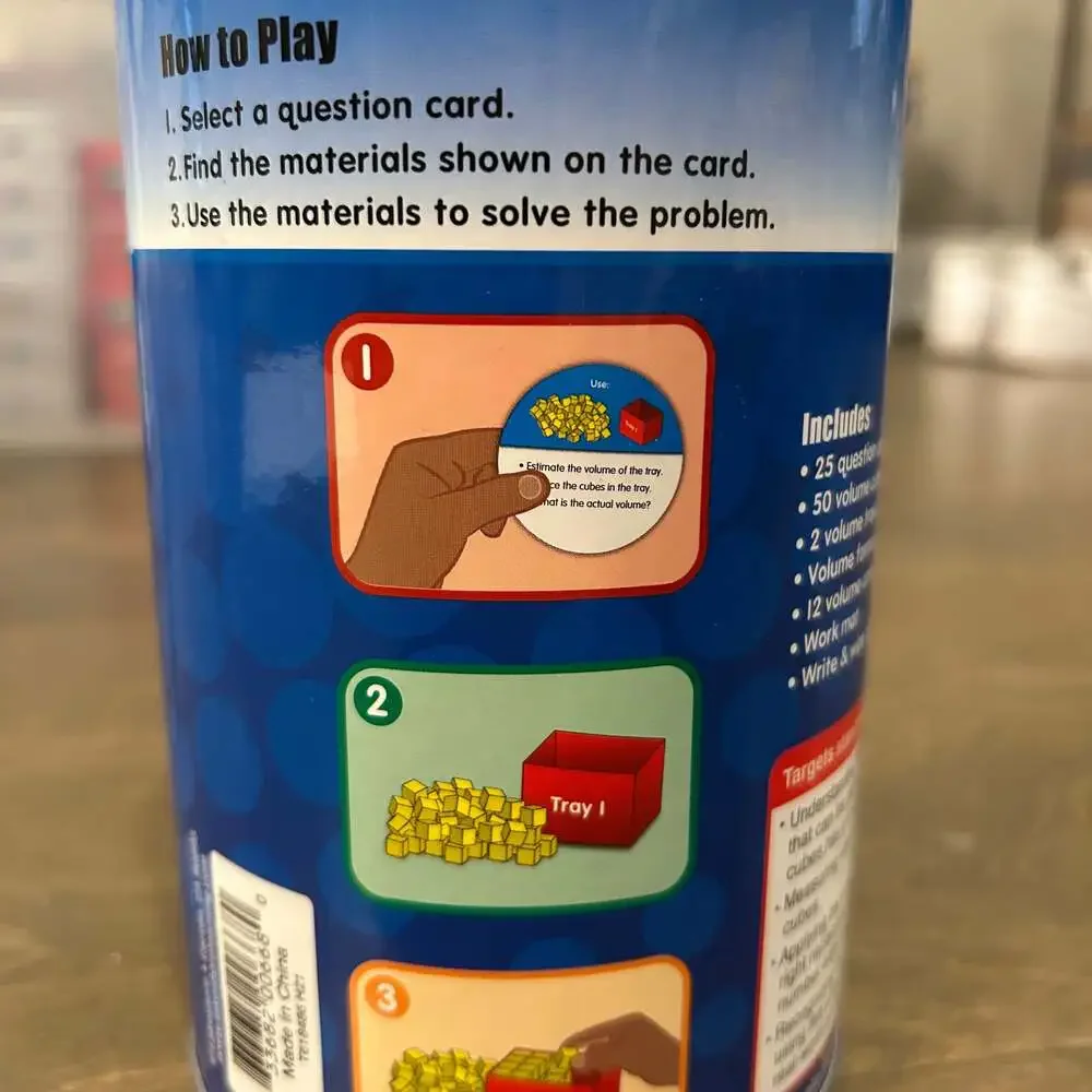 Lakeshore Math in a Flash! Volume Discovery Can